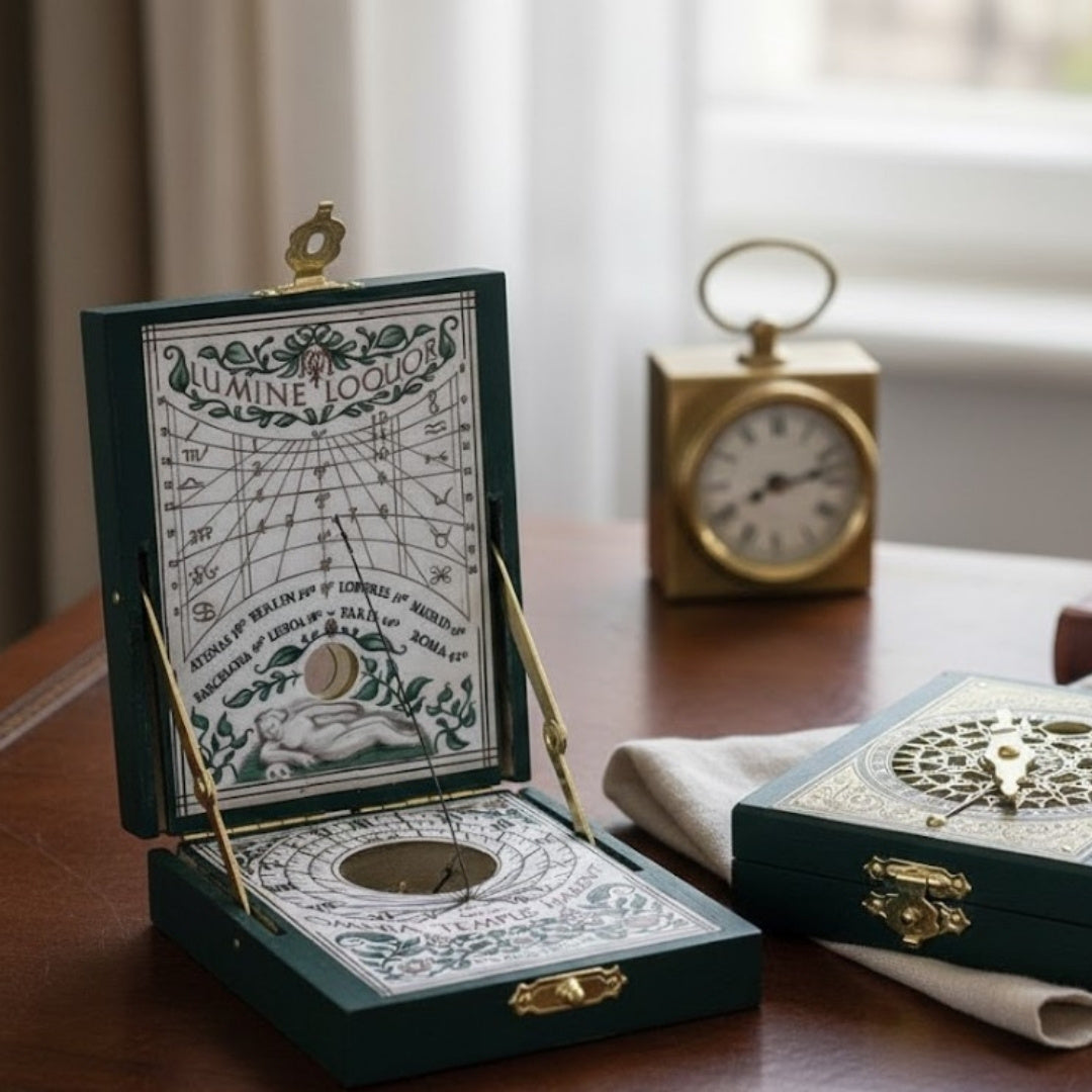 Orologio solare con bussola Kepler Dittico