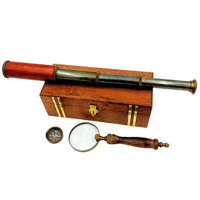 Set regalo esclusivo retrò con incisione