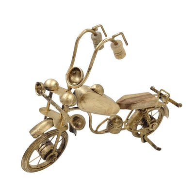 Modello di Moto Classica in Metallo NC1733 con Incisione