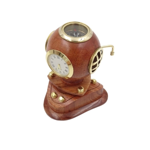 Piccolo Elmo da Sub Retrò con Orologio e Personalizzazione