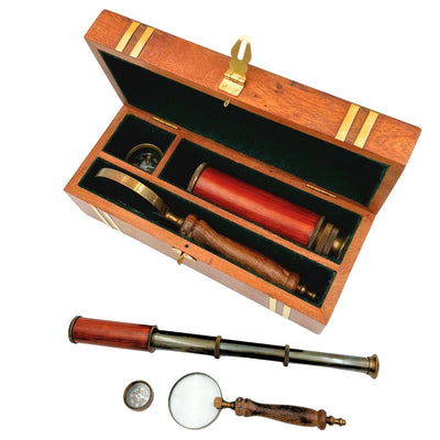 Set regalo esclusivo retrò con incisione