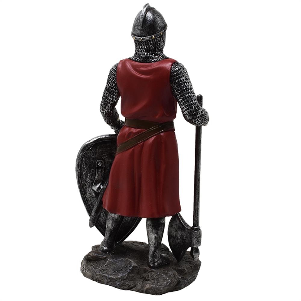 Statuetta Cavaliere Crociato 18,5 cm in polyresina con possibilità di personalizzazione con incisione