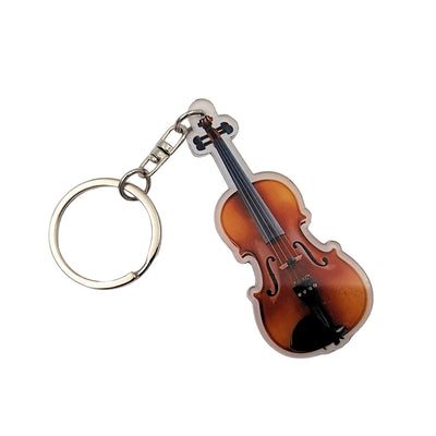 Portachiavi a forma di violino in acrilico ACI-8171