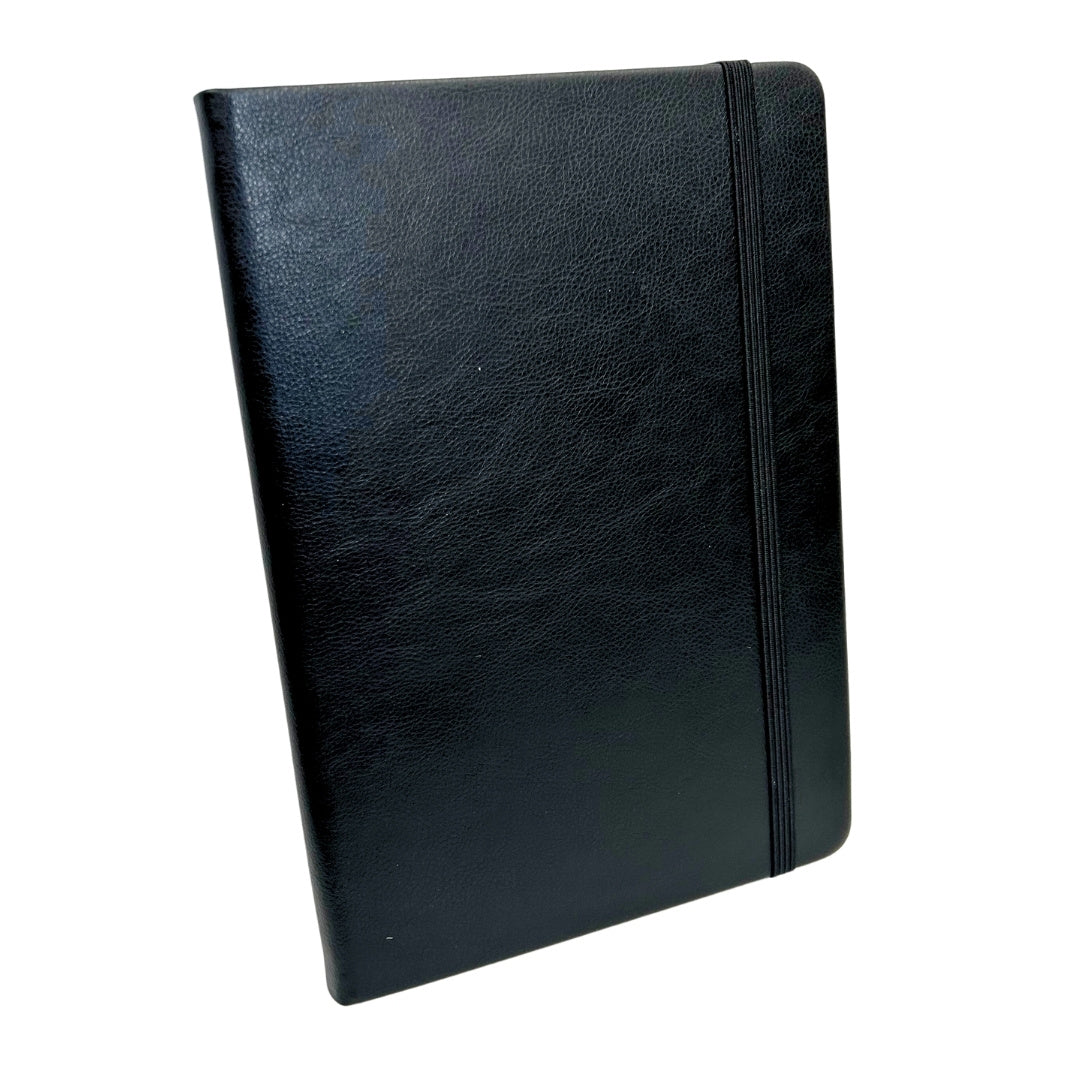 Elegante Set Regalo Classico con Personalizzazione - Taccuino in Pelle A5, Ombrello, Penna, Portabiglietti e Portachiavi in Scatola Regalo Estetica