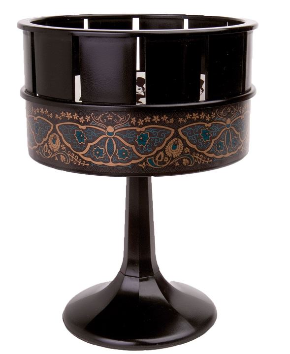 Zoetrop H68 – Proiettore cinematografico del XIX secolo con possibilità di personalizzazione incisa, ideale come regalo – altezza 19 cm, design classico per decorazioni d'interni