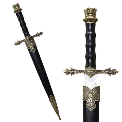 Pugnale Cavalleresco 34 cm Replica Decorativa con Possibilità di Incisione