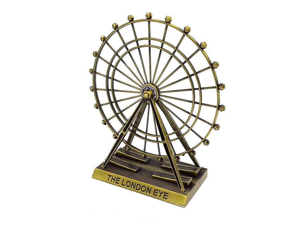 Ruota panoramica - decorazione in metallo color bronzo/rame con possibilità di personalizzazione tramite incisione