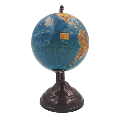 Globo Decorativo Blue Ocean con Incisione Personalizzata