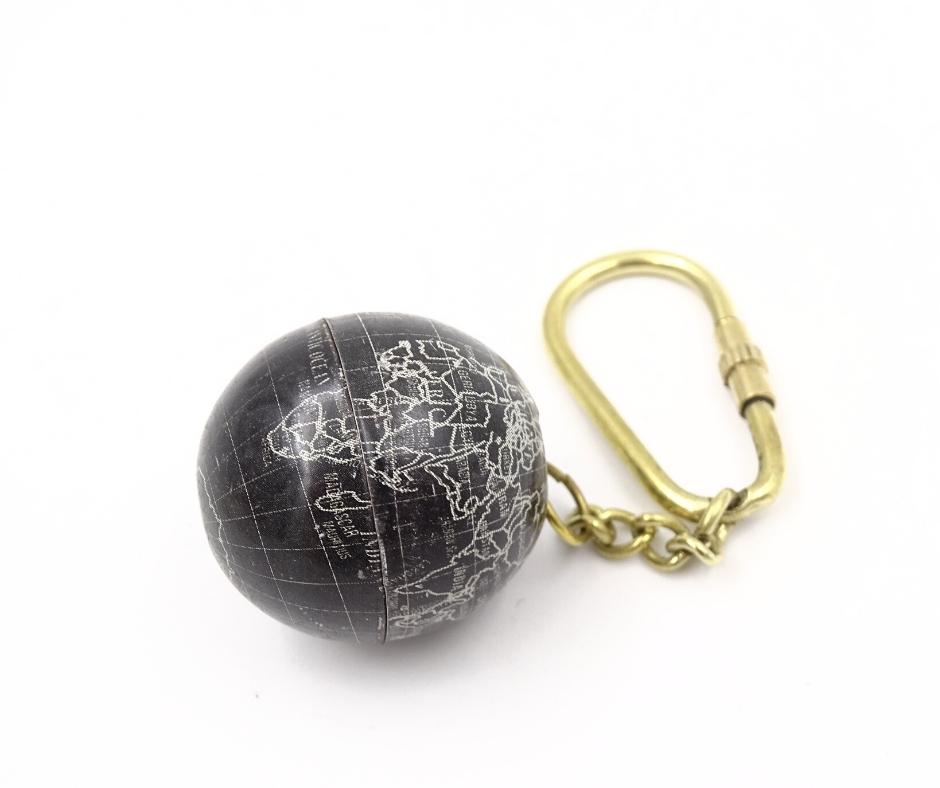 Portachiavi Globo - Regalo per viaggiatore - KRT14
