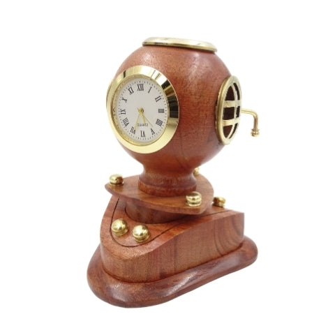 Piccolo Elmo da Sub Retrò con Orologio e Personalizzazione