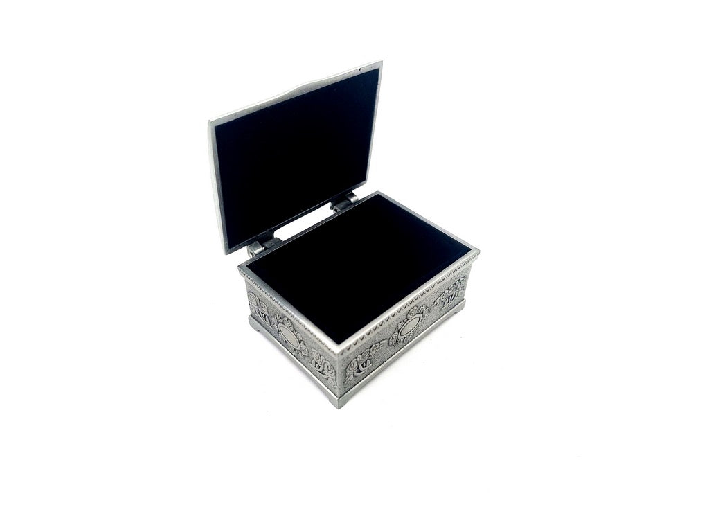 Scatola in Metallo ALBIN 2178A con Possibilità di Personalizzazione Incisa, Perfetta come Regalo - 6x5x3 cm, Design Elegante, Materiale Durevole