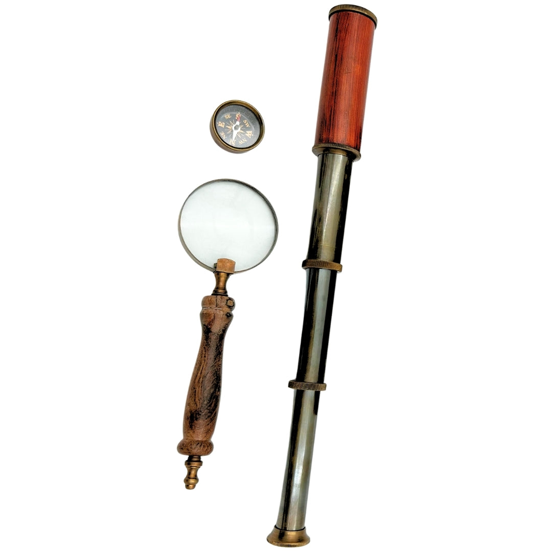 Set regalo esclusivo retrò con incisione