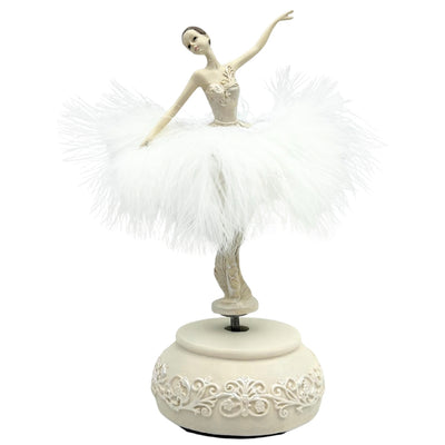 Carillon ballerina Regina delle Nevi mobile 23,5 cm con incisione