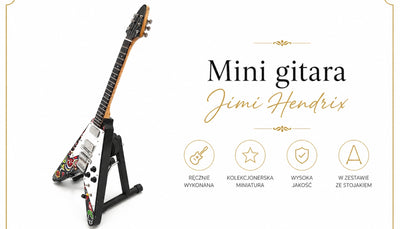Mini chitarra Jimi Hendrix - Psychodelic F. V - MGT-1182
