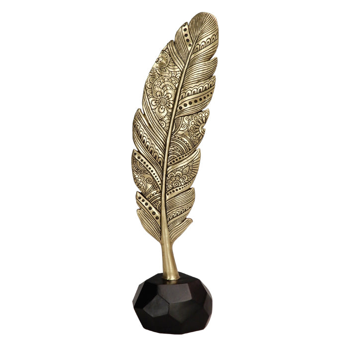 Penna decorativa dorata 30,7 cm con possibilità di incisione