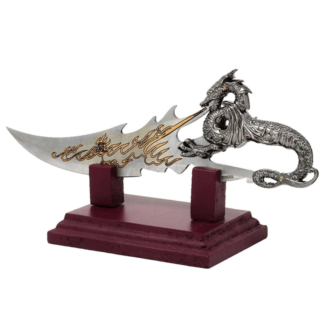 Pugnale decorativo drago 19 cm con possibilità di personalizzazione con incisione