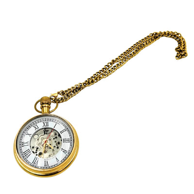 Orologio da Tasca Meccanico Retrò con Catena e Incisione