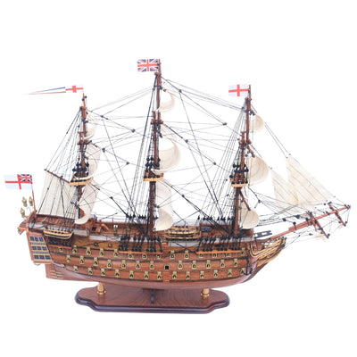 Grande modello esclusivo del veliero HMS Prince da 94 cm con possibilità di personalizzazione tramite incisione