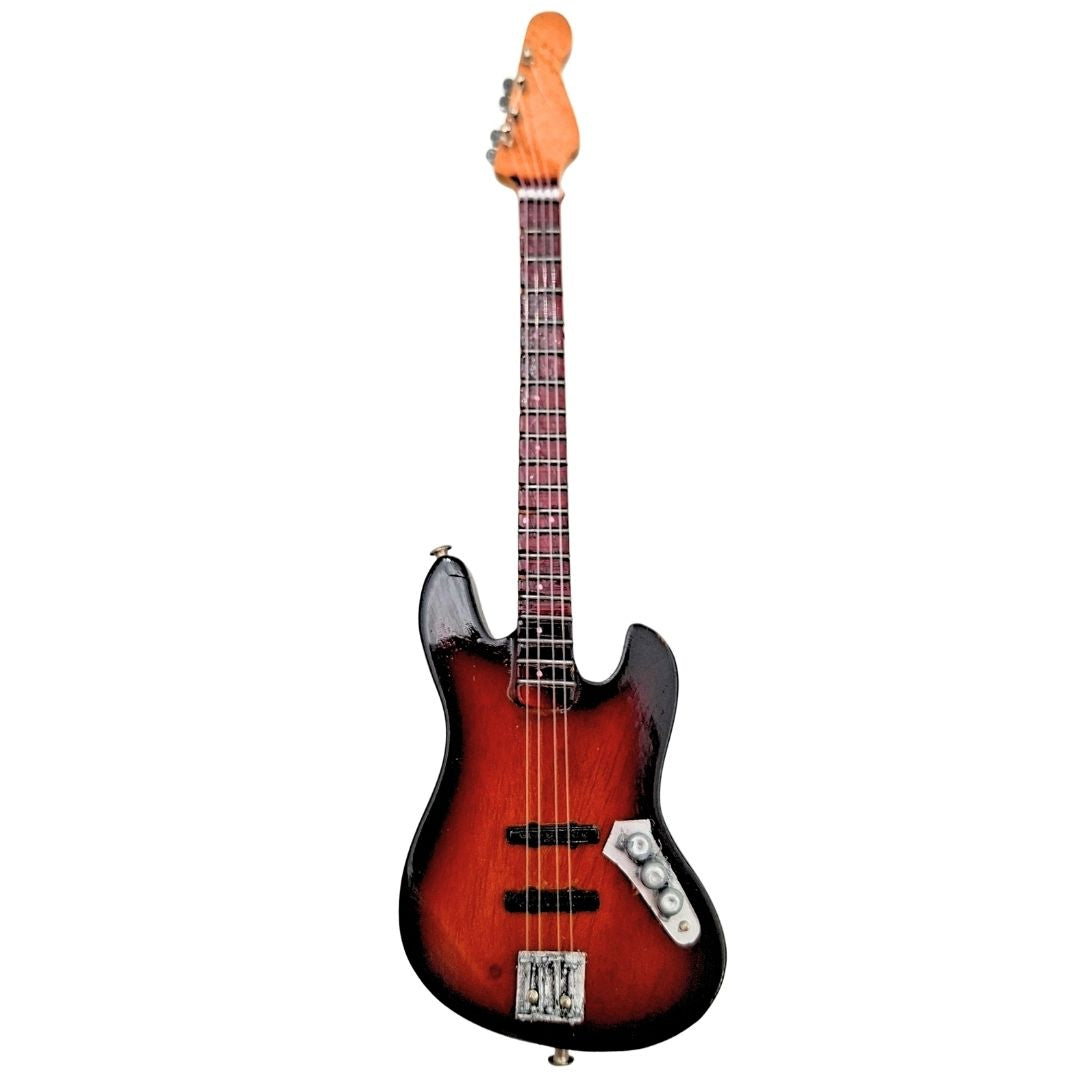 Mini chitarra decorativa 15 cm su supporto con possibilità di personalizzazione con incisione