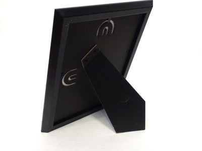 Mini chitarra double neck in stile Jimmy Page FMG-011 con possibilità di personalizzazione tramite incisione, ideale come regalo - cornice in legno 1,3 cm x 16 cm x 21,4 cm, struttura in acciaio