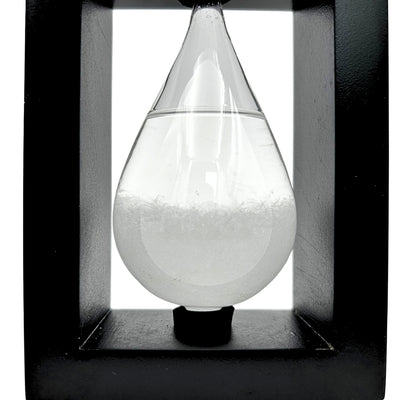 Barometro di FitzRoy per Temporali in Supporto di Legno - Goccia Storm Glass – BAW1