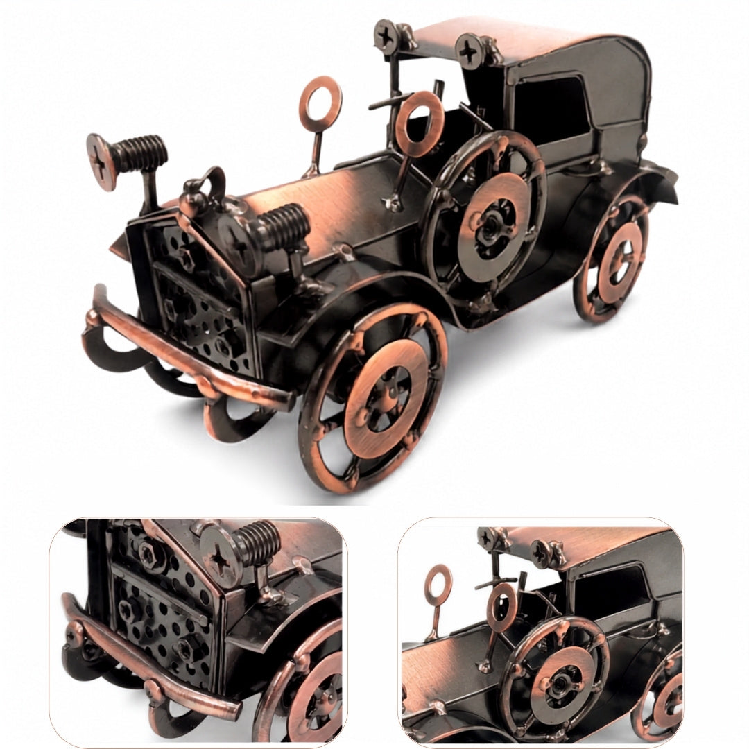 Modello in Metallo di Automobile Retrò Q87 con Possibilità di Incisione