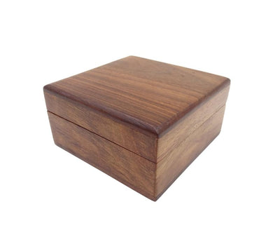 Bussola a Lente in Ottone CLEB in Scatola di Legno con Incisione