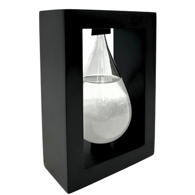 Barometro di FitzRoy per Temporali in Supporto di Legno - Goccia Storm Glass – BAW1