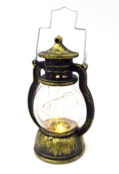 Lampada da notte LED a forma di lampada a petrolio con possibilità di personalizzazione tramite incisione, ideale come regalo - altezza 12,6 cm, larghezza 5,8 cm, certificato CE