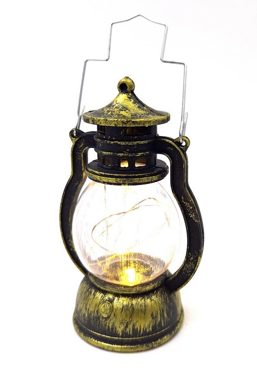 Lampada da notte LED a forma di lampada a petrolio con possibilità di personalizzazione tramite incisione, ideale come regalo - altezza 12,6 cm, larghezza 5,8 cm, certificato CE