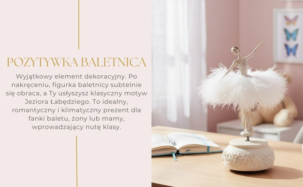 Carillon ballerina Regina delle Nevi mobile 23,5 cm con incisione