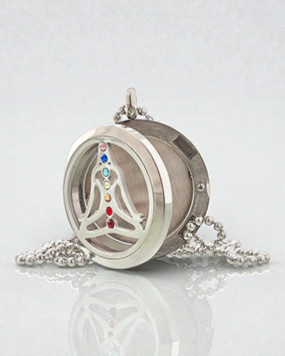 ZenAura – Collana aromaterapica Yoga Chakra 30 mm