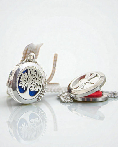 Collana Aromalife Chakra OM – Medaglione portaprofumo 30 mm