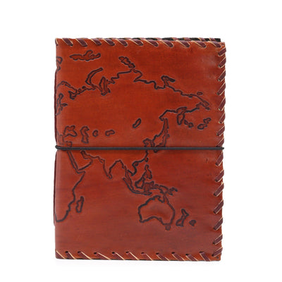 Diario di Viaggio in Pelle Light Tan 17x13 cm