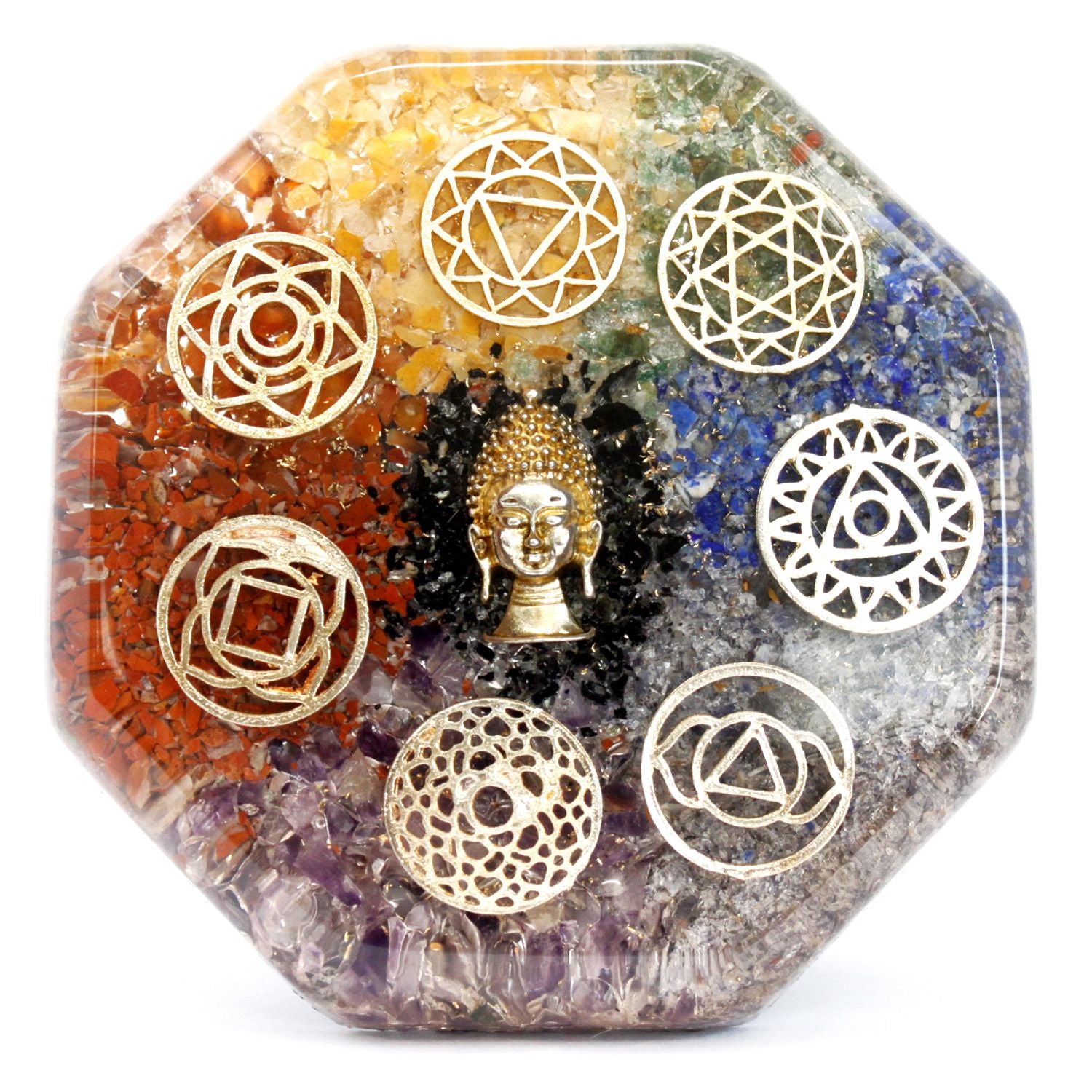 Pacchetto di Energia da Scrivania Orgonite - Chakra Buddha