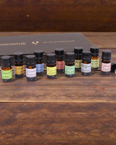 Risveglio primaverile della natura – lussuoso insieme di 12 oli essenziali da 5 ml con contagocce