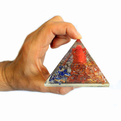 Piramide Magica Orgonite Ganesh 70mm