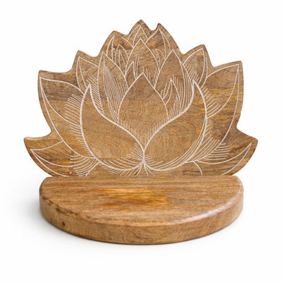 Mensola da parete Lotus effetto sbiancato