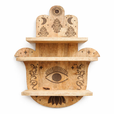 Mensola a forma di Hamsa