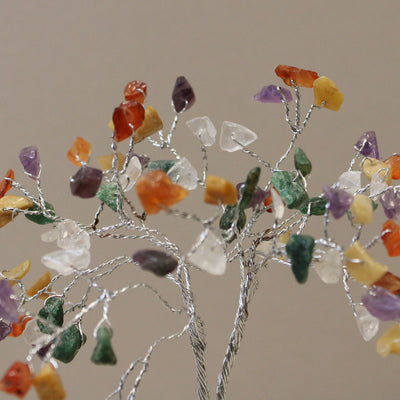 Albero magico di pietre con base in orgonite