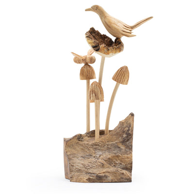 Scultura in legno parassita