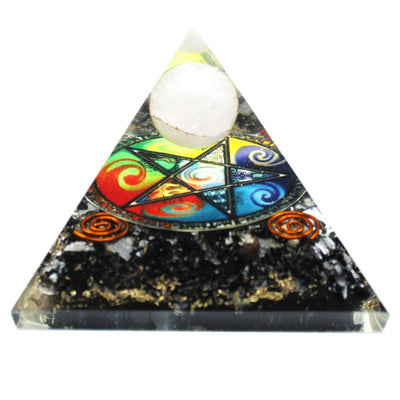 Piramide di Orgone Midnight Pentagono