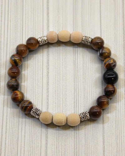 TriHita Power Earth – Braccialetto di forza e stabilità da Bali