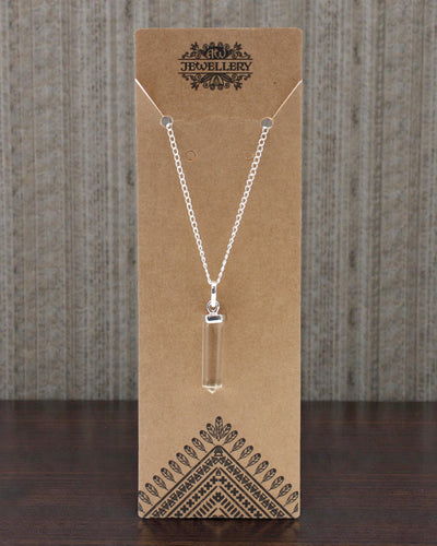 Punta di cristallo – classico pendente a punta in cristallo di rocca