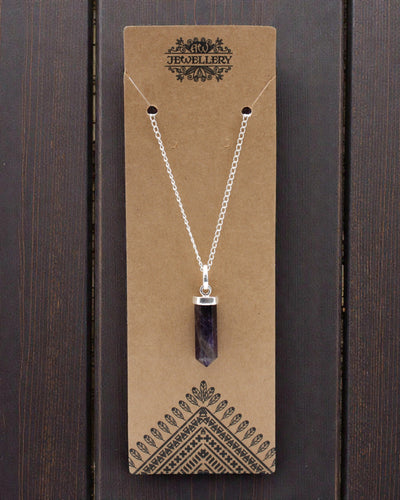 Punta di ametista – classico ciondolo a punta in ametista