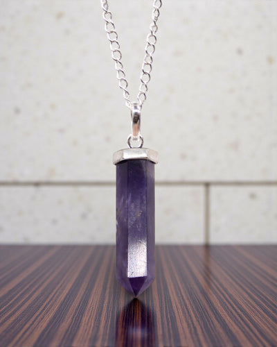 Punta di ametista – classico ciondolo a punta in ametista