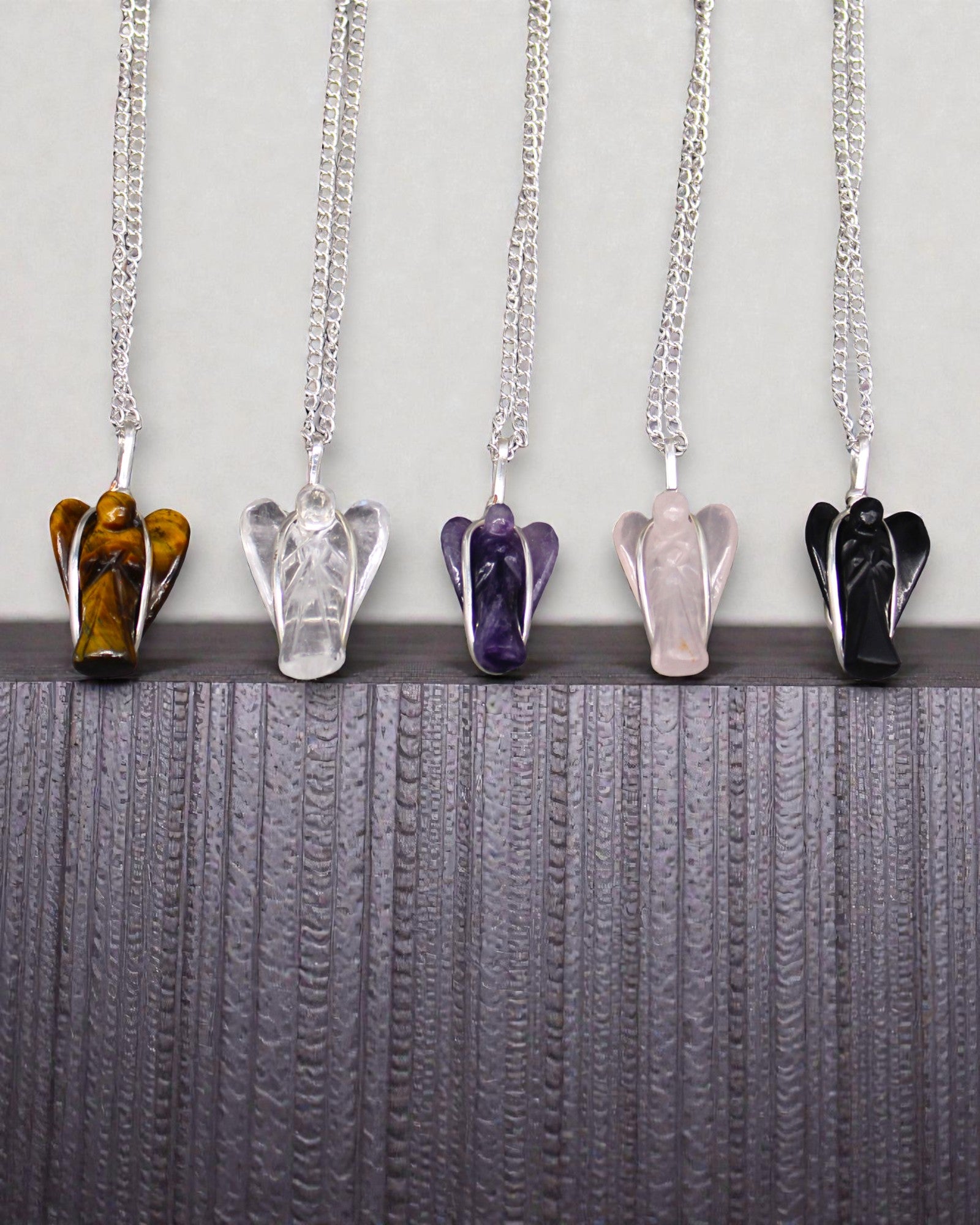 Ametista Protettiva – Pendente Angelo Custode in ametista