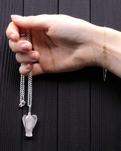 Ametista Protettiva – Pendente Angelo Custode in ametista