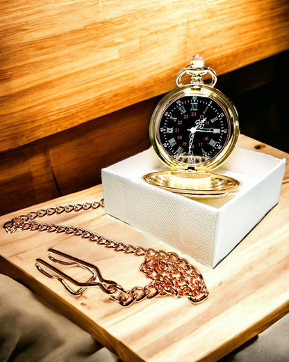 Orologio da Tasca in Stile Classico – Oro Rosa, Eleganza Vintage