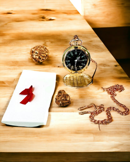 Orologio da Tasca in Stile Classico – Oro Rosa, Eleganza Vintage